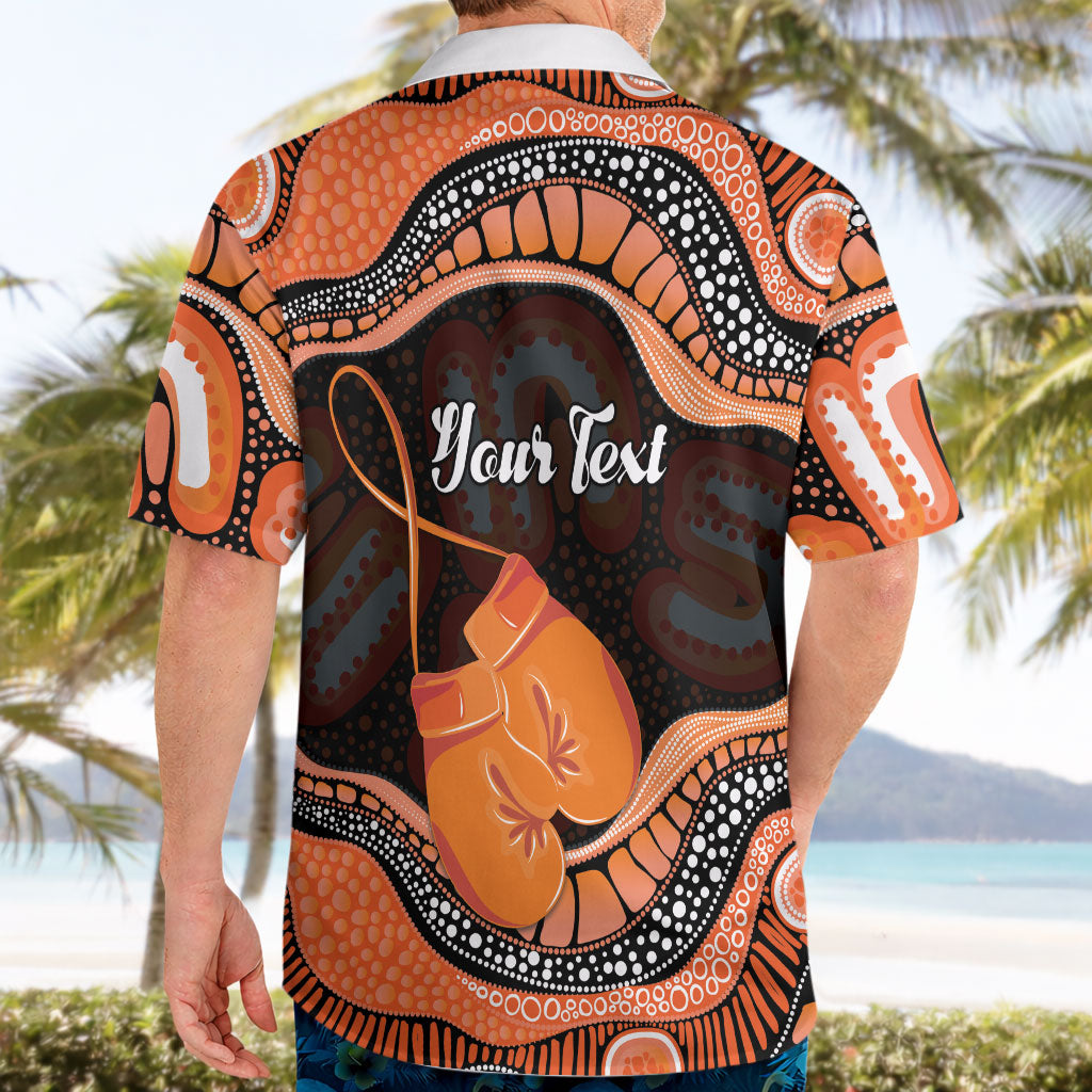 Personalised Australia Leukemia Awareness Month Hawaiian Shirt Aussie Cockatoo Fight Boxing Gloves Aboriginal Art