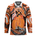 Personalised Australia Leukemia Awareness Month Hockey Jersey Aussie Cockatoo Fight Boxing Gloves Aboriginal Art