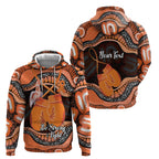 Personalised Australia Leukemia Awareness Month Hoodie Aussie Cockatoo Fight Boxing Gloves Aboriginal Art