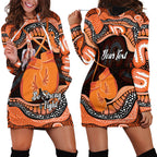 Personalised Australia Leukemia Awareness Month Hoodie Dress Aussie Cockatoo Fight Boxing Gloves Aboriginal Art