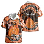 Personalised Australia Leukemia Awareness Month Kid Hawaiian Shirt Aussie Cockatoo Fight Boxing Gloves Aboriginal Art