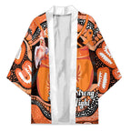 Personalised Australia Leukemia Awareness Month Kimono Aussie Cockatoo Fight Boxing Gloves Aboriginal Art