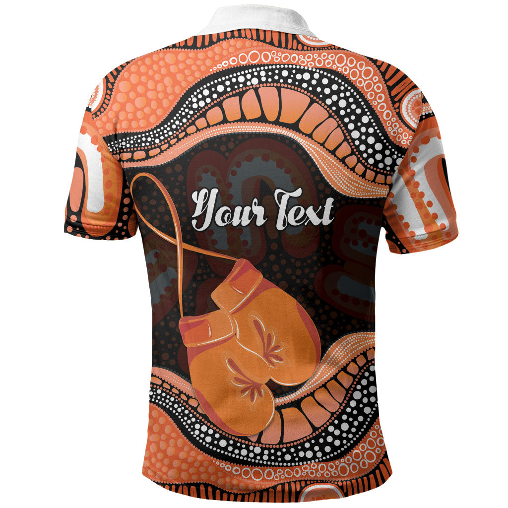 Personalised Australia Leukemia Awareness Month Polo Shirt Aussie Cockatoo Fight Boxing Gloves Aboriginal Art