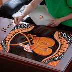Australia Leukemia Awareness Month Puzzle Aussie Cockatoo Fight Boxing Gloves Aboriginal Art