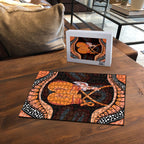 Australia Leukemia Awareness Month Puzzle Aussie Cockatoo Fight Boxing Gloves Aboriginal Art