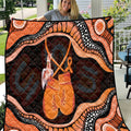 Australia Leukemia Awareness Month Quilt Aussie Cockatoo Fight Boxing Gloves Aboriginal Art