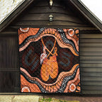 Australia Leukemia Awareness Month Quilt Aussie Cockatoo Fight Boxing Gloves Aboriginal Art