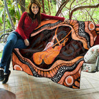 Australia Leukemia Awareness Month Quilt Aussie Cockatoo Fight Boxing Gloves Aboriginal Art