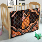 Australia Leukemia Awareness Month Quilt Aussie Cockatoo Fight Boxing Gloves Aboriginal Art