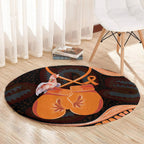 Australia Leukemia Awareness Month Round Carpet Aussie Cockatoo Fight Boxing Gloves Aboriginal Art