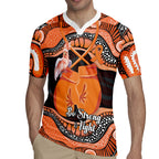 Personalised Australia Leukemia Awareness Month Rugby Jersey Aussie Cockatoo Fight Boxing Gloves Aboriginal Art