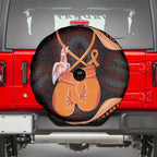 Australia Leukemia Awareness Month Spare Tire Cover Aussie Cockatoo Fight Boxing Gloves Aboriginal Art