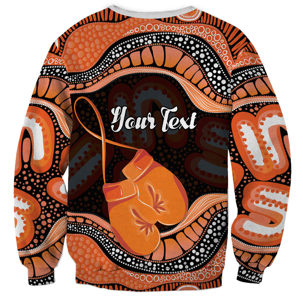 Personalised Australia Leukemia Awareness Month Sweatshirt Aussie Cockatoo Fight Boxing Gloves Aboriginal Art