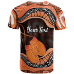 Personalised Australia Leukemia Awareness Month T Shirt Aussie Cockatoo Fight Boxing Gloves Aboriginal Art
