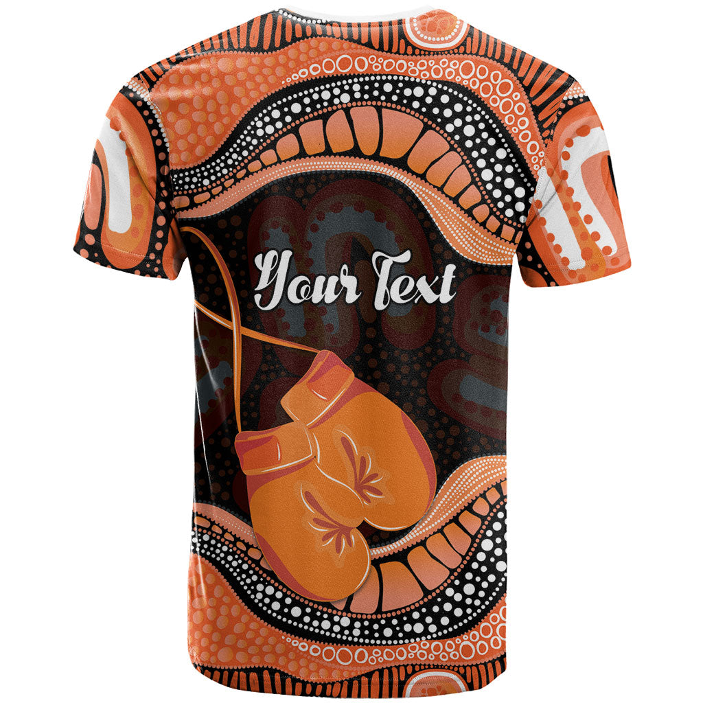 Personalised Australia Leukemia Awareness Month T Shirt Aussie Cockatoo Fight Boxing Gloves Aboriginal Art