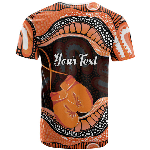 Personalised Australia Leukemia Awareness Month T Shirt Aussie Cockatoo Fight Boxing Gloves Aboriginal Art