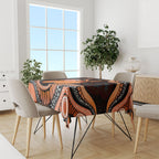 Australia Leukemia Awareness Month Tablecloth Aussie Cockatoo Fight Boxing Gloves Aboriginal Art