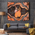 Australia Leukemia Awareness Month Tapestry Aussie Cockatoo Fight Boxing Gloves Aboriginal Art