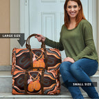 Australia Leukemia Awareness Month Travel Bag Aussie Cockatoo Fight Boxing Gloves Aboriginal Art
