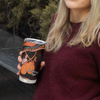 Personalised Australia Leukemia Awareness Month Tumbler Cup Aussie Cockatoo Fight Boxing Gloves Aboriginal Art