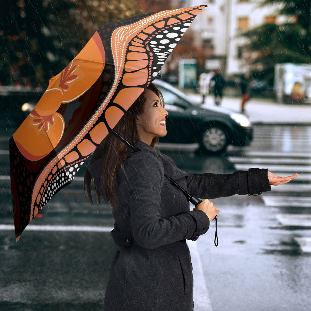 Australia Leukemia Awareness Month Umbrella Aussie Cockatoo Fight Boxing Gloves Aboriginal Art