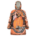 Personalised Australia Leukemia Awareness Month Wearable Blanket Hoodie Aussie Cockatoo Fight Boxing Gloves Aboriginal Art