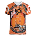 Personalised Australia Leukemia Awareness Month Women V-Neck T-Shirt Aussie Cockatoo Fight Boxing Gloves Aboriginal Art