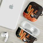 Australia Leukemia Awareness Month AirPods Case Flame Robin Bottlebrush Aboriginal Art