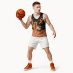 Australia Leukemia Awareness Month Basketball Jersey Flame Robin Bottlebrush Aboriginal Art