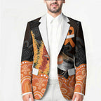 Australia Leukemia Awareness Month Blazer Flame Robin Bottlebrush Aboriginal Art