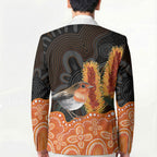 Australia Leukemia Awareness Month Blazer Flame Robin Bottlebrush Aboriginal Art