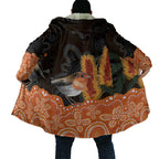 Australia Leukemia Awareness Month Cloak Flame Robin Bottlebrush Aboriginal Art