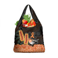 Australia Leukemia Awareness Month Grocery Bag Flame Robin Bottlebrush Aboriginal Art
