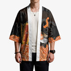 Australia Leukemia Awareness Month Kimono Flame Robin Bottlebrush Aboriginal Art