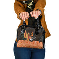 Australia Leukemia Awareness Month Shoulder Handbag Flame Robin Bottlebrush Aboriginal Art