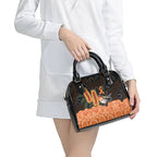 Australia Leukemia Awareness Month Shoulder Handbag Flame Robin Bottlebrush Aboriginal Art