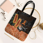 Australia Leukemia Awareness Month Tote Bag Flame Robin Bottlebrush Aboriginal Art