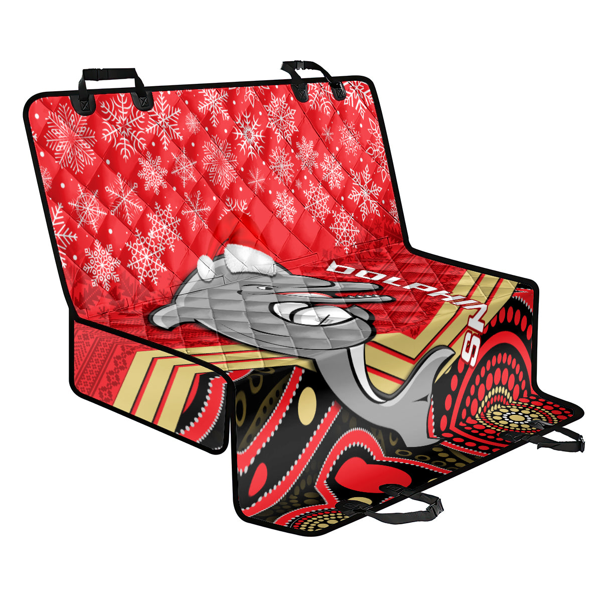 custom-dolphins-rugby-christmas-back-car-seat-cover-merry-xmas-2023-mix-aboriginal-art