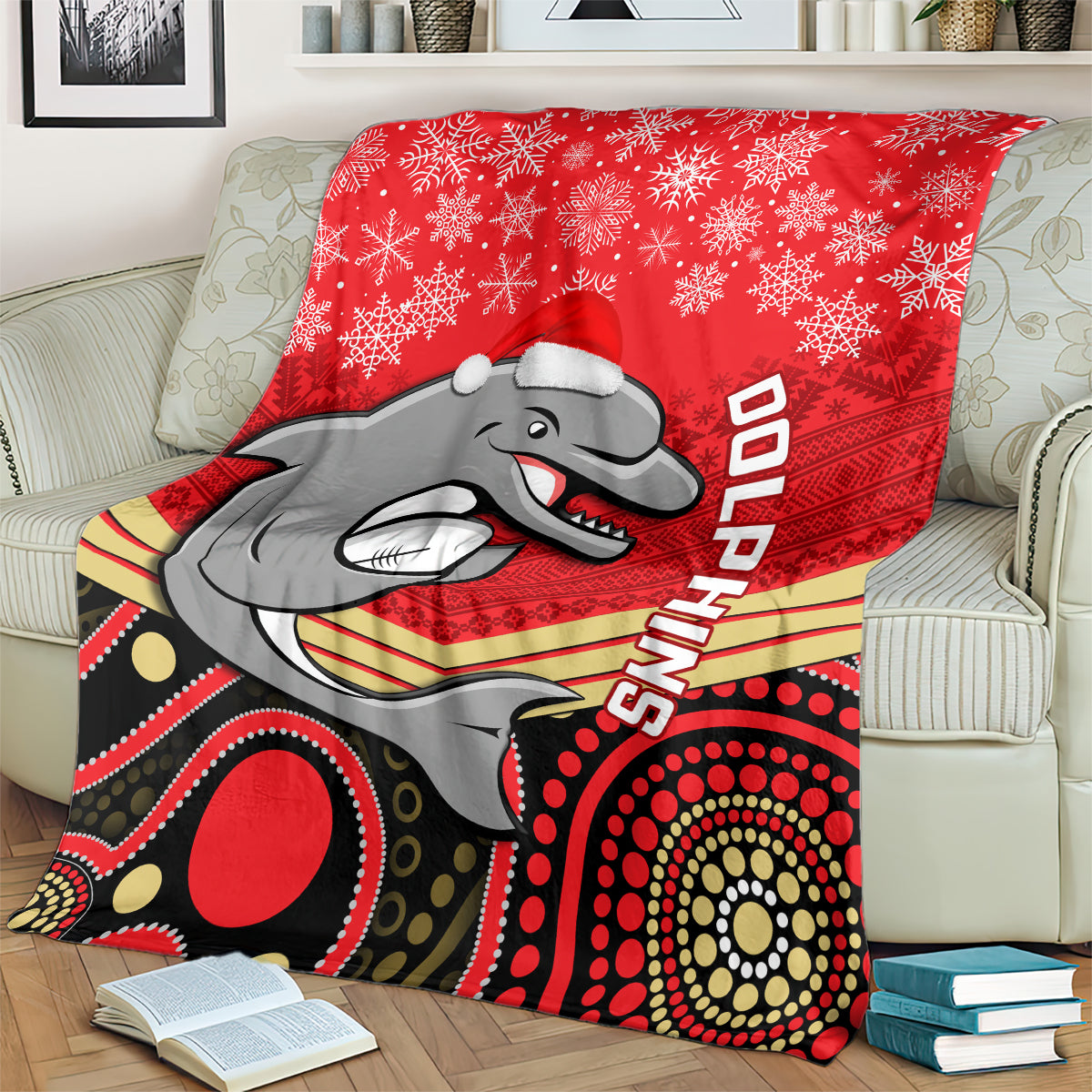 custom-dolphins-rugby-christmas-blanket-merry-xmas-2023-mix-aboriginal-art