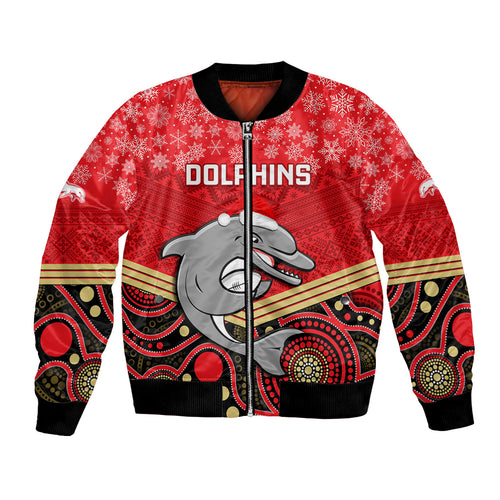 custom-dolphins-rugby-christmas-bomber-jacket-merry-xmas-2023-mix-aboriginal-art