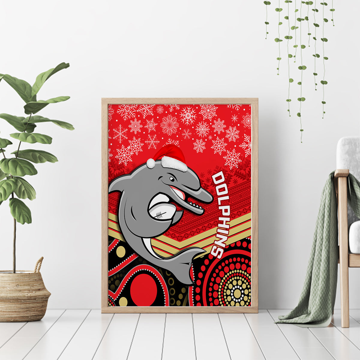 custom-dolphins-rugby-christmas-canvas-wall-art-merry-xmas-2023-mix-aboriginal-art