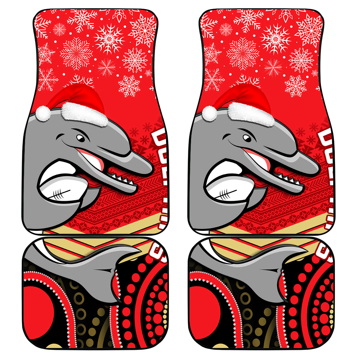 custom-dolphins-rugby-christmas-car-mats-merry-xmas-2023-mix-aboriginal-art