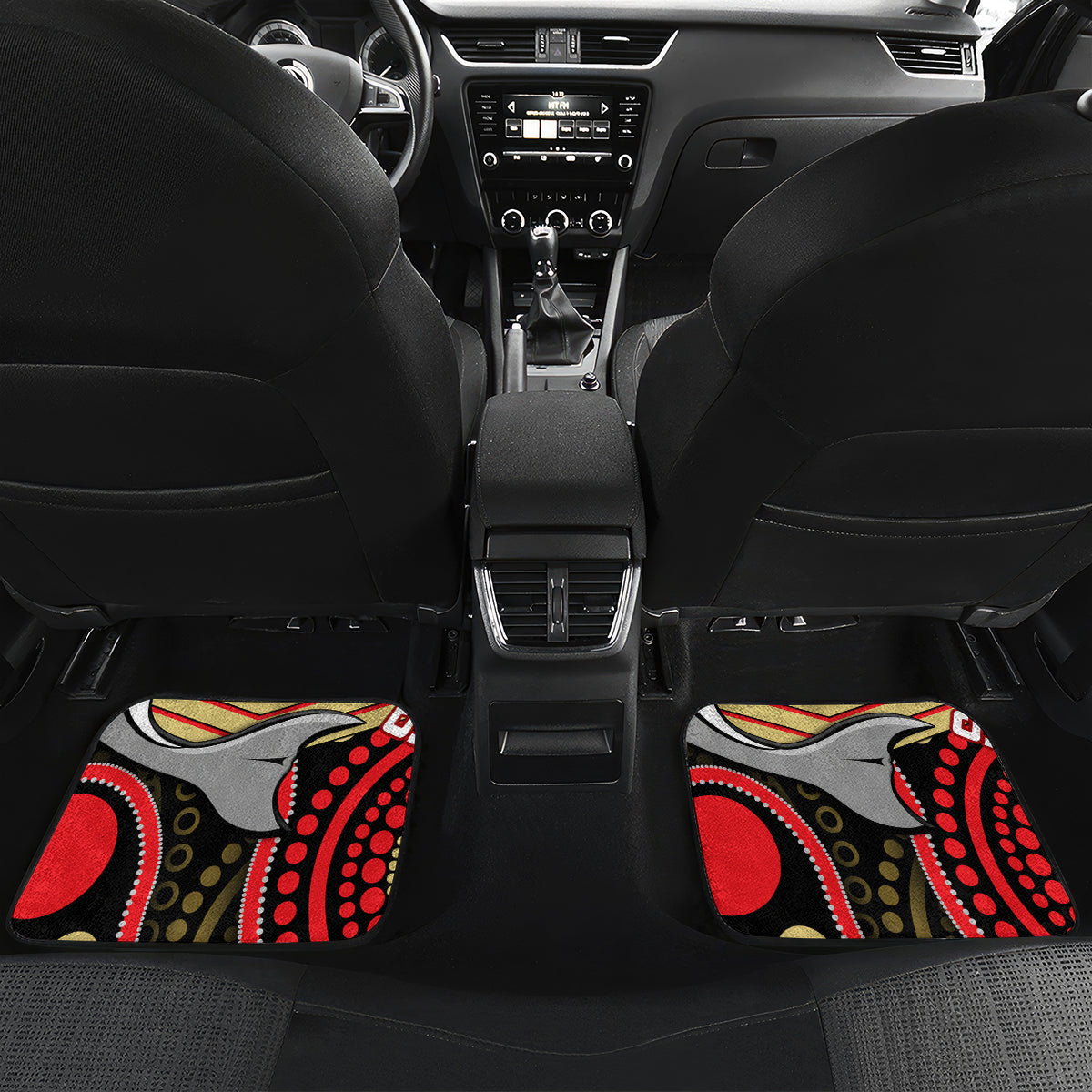 custom-dolphins-rugby-christmas-car-mats-merry-xmas-2023-mix-aboriginal-art