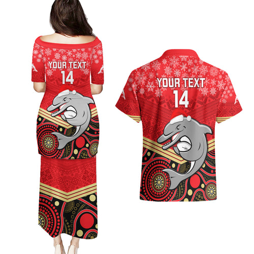custom-dolphins-rugby-christmas-couples-matching-puletasi-dress-and-hawaiian-shirt-merry-xmas-2023-mix-aboriginal-art