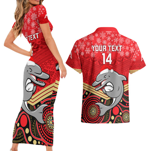 custom-dolphins-rugby-christmas-couples-matching-short-sleeve-bodycon-dress-and-hawaiian-shirt-merry-xmas-2023-mix-aboriginal-art