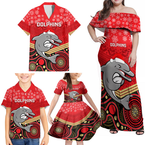 custom-dolphins-rugby-christmas-family-matching-off-shoulder-maxi-dress-and-hawaiian-shirt-merry-xmas-2023-mix-aboriginal-art