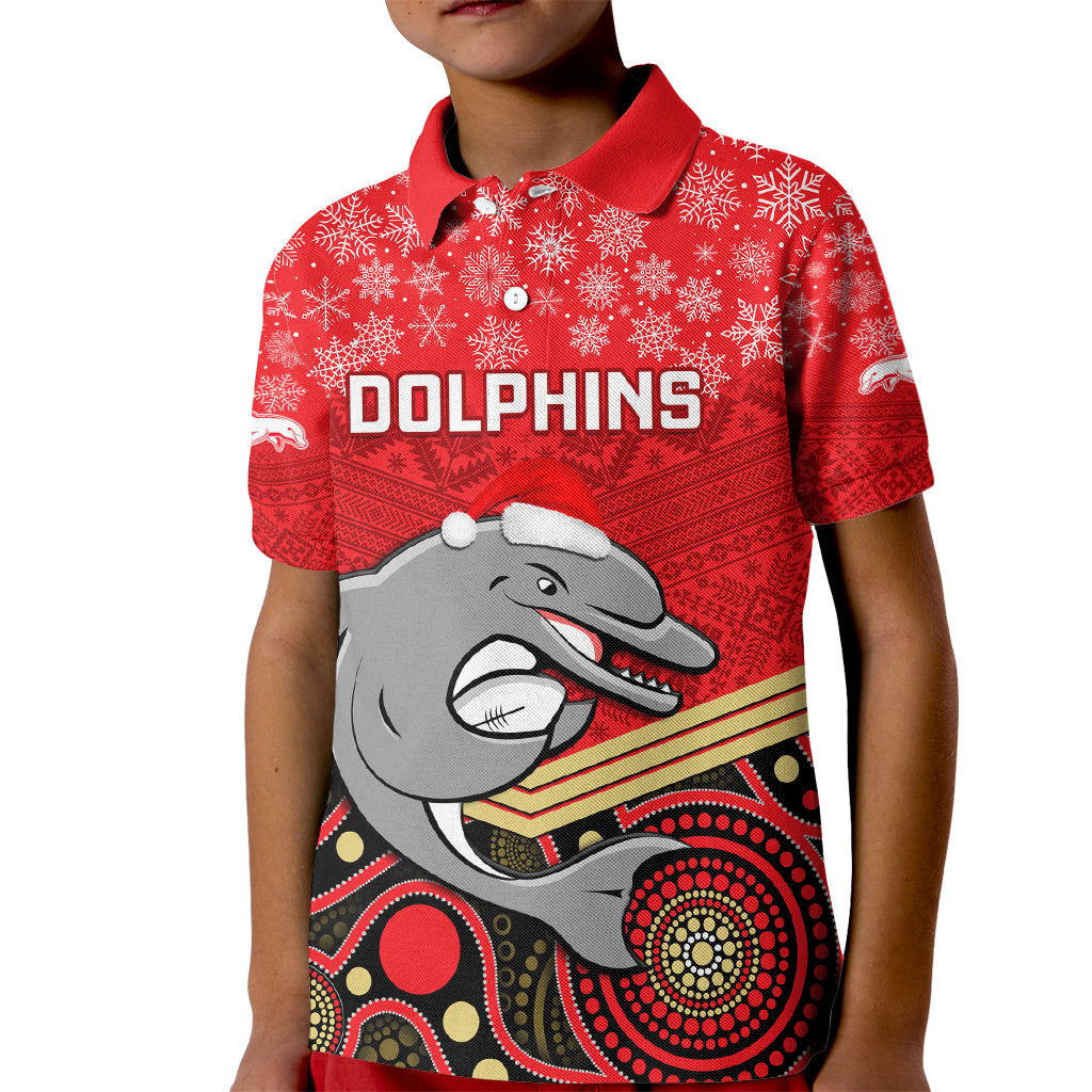 custom-dolphins-rugby-christmas-kid-polo-shirt-merry-xmas-2023-mix-aboriginal-art