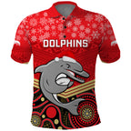 custom-dolphins-rugby-christmas-polo-shirt-merry-xmas-2023-mix-aboriginal-art