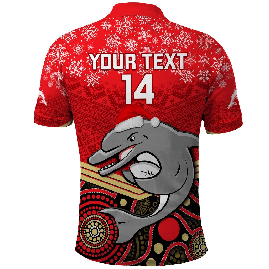 custom-dolphins-rugby-christmas-polo-shirt-merry-xmas-2023-mix-aboriginal-art