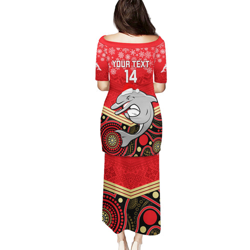 custom-dolphins-rugby-christmas-puletasi-merry-xmas-2023-mix-aboriginal-art